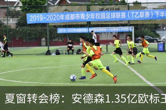 夏窗转会榜：安德森1.35亿欧标王 5000万欧+交易已11笔